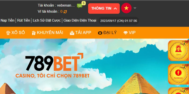 Click mục đại lý 789BET